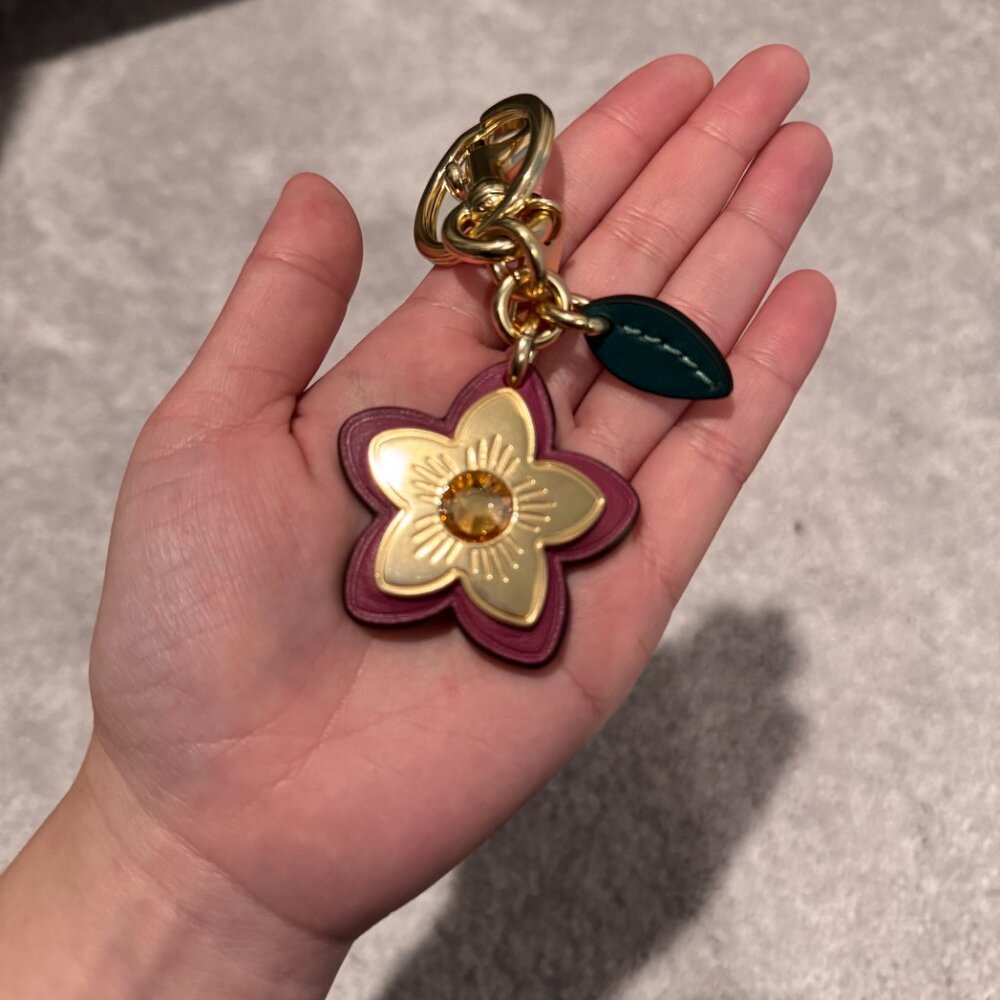 Coach Wildflower Bag Charm